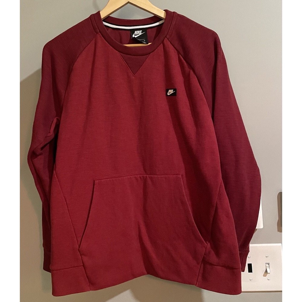 Nike Sweatshirt Crewneck Raglan Sportswear Pullover Athletic Athleisure Medium